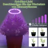 Vollspektrum LED Pflanzenlampe Dimmbar 4 Ring Pflanzenlicht Produktbild-Vorschau 5