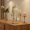 Relaxdays Angelo funerario XXL, pietra sintetica, Anteprima dell’immagine prodotto 6