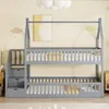 Letto a castello per bambini Sweiko 90x200 letto in legno Anteprima dell’immagine prodotto 3