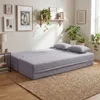 COSTWAY Schlafsofa, Boneless Sofa Bett mit 2 Bequemen Produktbild-Vorschau 8