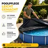 Telo copri piscina rotondo, nero – 200 g/m², telo solare Anteprima dell’immagine prodotto 6