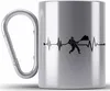 Trendation - Feuerwehr Herzschlag Geschenk Edelstahl Tasse Produktbild-Vorschau 1