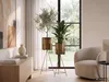 FineBuy Set di 2 vasi da fiori in metallo dorato con Anteprima dell’immagine prodotto 2
