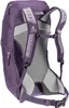 A back view of a purple Deuter backpack. Produktbild-Vorschau