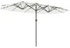 Outsunny Sonnenschirm mit LED Doppelsonnenschirm 440 x 256 Produktbild-Vorschau 1