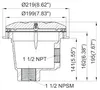 Bodenablauf Folienbecken 1 1/2'' Produktbild-Vorschau 3