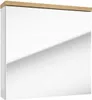 Spiegelschaaf voor de badkamer, hangend, wit, glanzend, 60 Productafbeelding-voorbeeld 1