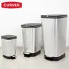 Curver Afvalbak Met Pedaal 45l - Metallic Productafbeelding-voorbeeld 10