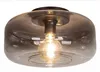 Deckenleuchte Rauchglas rund Ø 35 cm H: 18 cm klein für E27 Produktbild-Vorschau 3