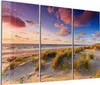 DEQORI Glasbild Echtglas 3x50x100 cm 'Abendroter Produktbild-Vorschau 1