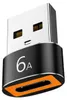 INF USB-C auf USB-A Adapter 4er Set Schwarz Aluminium PD 6A Produktbild-Vorschau 4