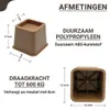 JustValue Möbelerhöher – 4er-Set – 8 cm Erhöhung – Max. 600 Produktbild-Vorschau 11