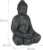 Relaxdays : statue de Bouddha assis, XL 70 cm, statue de Voir les images du produit 4