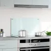 vidaXL Kuchynský obklad mliečnobiely 70 x 40 cm tvrdené Náhľad obrázku produktu 1