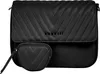 A black Bugatti handbag with a small attached coin purse is shown against a white background. Produktbild-Vorschau