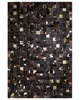 BELIANI Teppich Braun aus Leder 140 x 200 cm Patchwork Produktbild-Vorschau 4