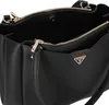 Schwarze Damen-Tasche mit Henkel & Reißverschlusstaschen – Produktbild-Vorschau 9