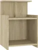 vidaXL Nachttische 2 Stk. Sonoma-Eiche 40x35x60 cm Produktbild-Vorschau 3