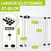 Barrière bébé extra plate sans seuil – Sans perçage – Merle Voir les images du produit 2
