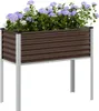 Fioriera marrone 100x41x90 cm in acciaio Anteprima dell’immagine prodotto 2