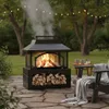 Caminetto interamente in metallo FPT02, 94 x 82 x 45 cm, Anteprima dell’immagine prodotto 12
