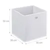 Relaxdays Aufbewahrungsbox, 4er Set, faltbar, H x B x T: 30 Produktbild-Vorschau 4
