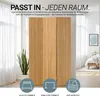 Paravent Raumteiler 3 teilig Bambus Lamellen Raumtrenner Náhled obrázku produktu 12
