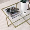 Skye Decor, Sun S410, table basse, or, 100 % verre trempé, Voir les images du produit 9