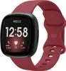 Strap-it Fitbit Versa 4 Silikon Armband Classic (Weinrot) - Produktbild-Vorschau 1