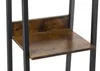 Žebříkový regál 5 stupňů LOFT černohnědý 170x30x34 cm Deco Náhled obrázku produktu 6