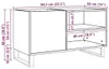 VidaXL 857245, Drewno, Dąb, 845 mm, 380 mm, 480 mm Podgląd zdjęcia produktu 8