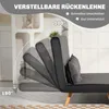 HOMCOM Schlafsofa 3 in 1, 190x120cm 2 Sitzer Sofa mit Produktbild-Vorschau 5