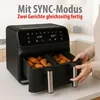 alpina Double Airfryer XXL - Air Fryer 2 Kammern von 4L - Produktbild-Vorschau 7