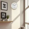 LS-LebenStil Retro Wanduhr Creme Weiß 26cm Kunststoff Produktbild-Vorschau 3
