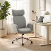 HOMCOM Schreibtischstuhl Höhenverstellbar Homeoffice Stuhl Produktbild-Vorschau 9