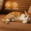 Cord Schlafsofa 3-Sitzer 265 x 105 cm Hellgrau mit Produktbild-Vorschau 3