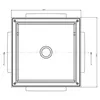 Revisionsschacht Kontrollschacht 200 x 200 x 200 mm mit Produktbild-Vorschau 9