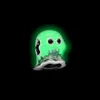 A glowing green ghost charm against a black background. Produktbild-Vorschau
