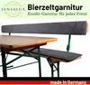 Bierbankauflage für Bierzeltgarnitur 120cm x 25cm (1 Stk.), Produktbild-Vorschau 2