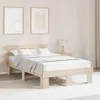 vidaXL Rám postele s čelom prírodný 120 x 200 cm z Náhľad obrázku produktu 2