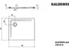 Kaldewei 383347983670 DW SUPERPLAN Mod.1833-5, 750 x 900, Produktbild-Vorschau 2