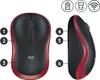 Logitech M 185 Cordless Notebook Mouse USB schwarz / rot Produktbild-Vorschau 25