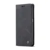 A black flip-style phone case is shown against a white background. Produktbild-Vorschau