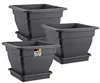 3x Set de pots de fleurs grand extérieur, pot de fleurs XL Voir les images du produit 1