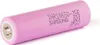 A single pink cylindrical battery with text printed on its side. Produktbild-Vorschau