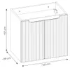 Waschtischunterschrank 60cm Riva, Schwarz Produktbild-Vorschau 7
