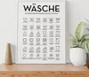 Wäsche Poster Waschraum Wandbild Hauswirtschaftsraum Produktbild-Vorschau 4
