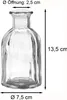 6 x Vasen aus Glas in geriffelter Optik H 13,5 cm Glasvasen Produktbild-Vorschau 3