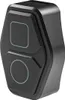 A black electronic device with two buttons, one square and one circular, with light blue outlines. Produktbild-Vorschau