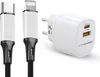 GLK 33W USB C Schnellladegerät Weiß mit Ladekabel iPhone Produktbild-Vorschau 1